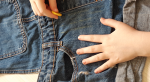 איך לרקום על ג'ינס